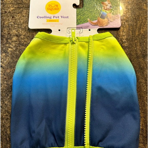 Sun Squad Pet Cooling Vest, Zipper Front, Ombre small, medium‎ & large - Picture 5 of 11